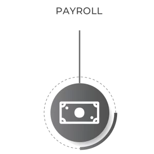 money icon in a grey circle